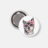 Yorkshire Terrier-Geschenk für Hundebesitzer Magnet (Vorderseite/Rückseite)