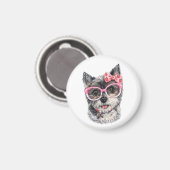 Yorkshire Terrier-Geschenk für Hundebesitzer Magnet (Vorderseite/Rückseite)