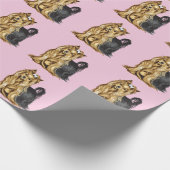 Yorkshire Terrier Geschenkpapier (Ecke)