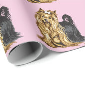 Yorkshire Terrier Geschenkpapier (Rolleneckpunkt)