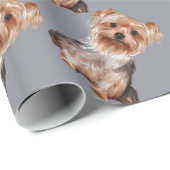 Yorkshire Terrier Geschenkpapier (Rolleneckpunkt)