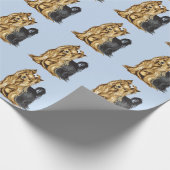 Yorkshire Terrier Geschenkpapier (Ecke)