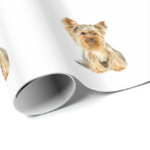 Yorkshire Terrier Geschenkpapier (Rolleneckpunkt)