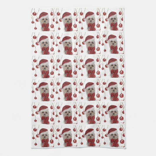 YORKSHIRE TERRIER GESCHIRRTUCH (Vertikal)