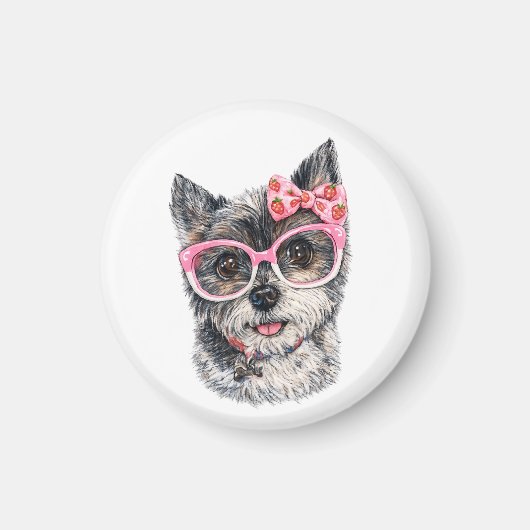 Yorkshire Terrier Gift for Dog Lovers Magnet (Vorne)