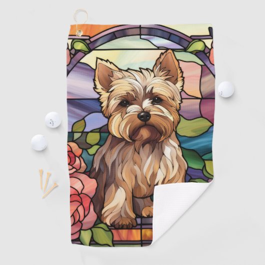 Yorkshire Terrier Golfhandtuch (Insitu)