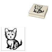 Yorkshire Terrier Gummistempel (Stempel)