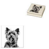 Yorkshire Terrier Gummistempel (Stempel)