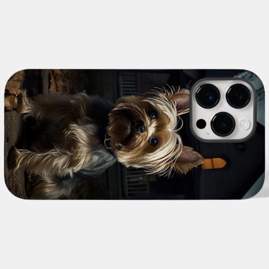 Yorkshire Terrier Halloween Beängstigend Case-Mate iPhone Hülle (Rückseite (Horizontal))