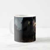 Yorkshire Terrier Halloween Beängstigend Kaffeetasse (Vorderseite Links)