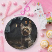 Yorkshire Terrier Halloween Beängstigend Pappteller (Party)