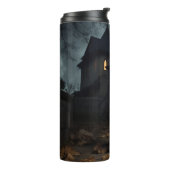 Yorkshire Terrier Halloween Beängstigend Thermosbecher (Nach links gedreht)