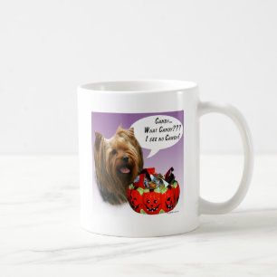 Yorkshire Terrier Halloween Candy Kaffeetasse