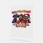 Yorkshire Terrier Halloween Erntedank Weihnachten Acrylschild (Winkel)