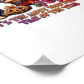 Yorkshire Terrier Halloween Erntedank Weihnachten Poster (Ecke)