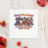 Yorkshire Terrier Halloween Erntedank Weihnachten Serviette (Beispiel)