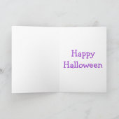 Yorkshire Terrier Halloween Grußkarte Karte (Innenseite)