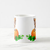 Yorkshire Terrier Halloween Jack-O-Lantern Kaffeetasse (Mittel)