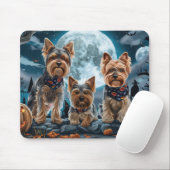 Yorkshire Terrier Halloween Spooky Mousepad (Mit Mouse)