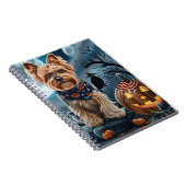 Yorkshire Terrier Halloween Spooky Notizblock (Rechte Seite)