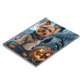 Yorkshire Terrier Halloween Spooky Notizblock (Linke Seite)