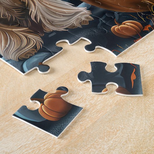 Yorkshire Terrier Halloween Spooky Puzzle (Seite)