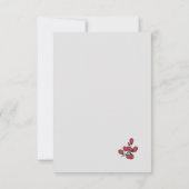 Yorkshire Terrier Happy Birthday Einladung (Rückseite)