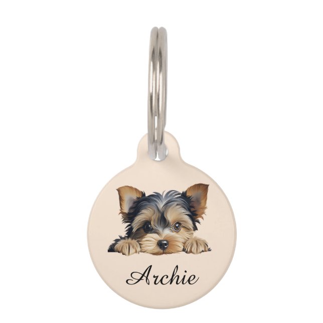 Yorkshire Terrier Haustiermarke (Vorderseite)