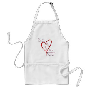 Yorkshire Terrier Heart Belongs Schürze