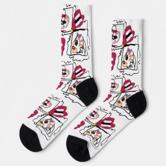 Yorkshire Terrier hearts Socken