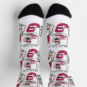 Yorkshire Terrier hearts Socken (Oben)