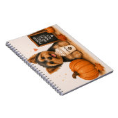 Yorkshire Terrier Herbst Notizblock (Rechte Seite)