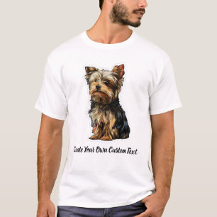 Yorkshire Terrier Hund Erstellen Sie Ihren Eigener T-Shirt