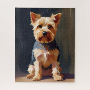 Yorkshire Terrier Hund Haustier Malerei Puzzle