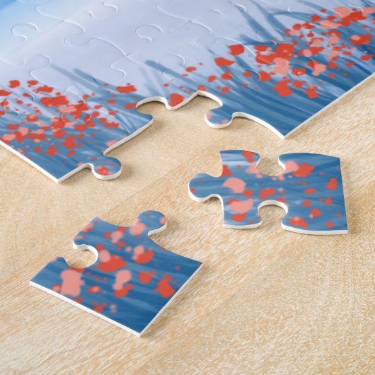 Yorkshire Terrier Hund in Auto mit dem Weihnachtsm Puzzle (Seite)