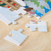 Yorkshire Terrier Hund mit Weihnachtsgeschenken Puzzle (Seite)