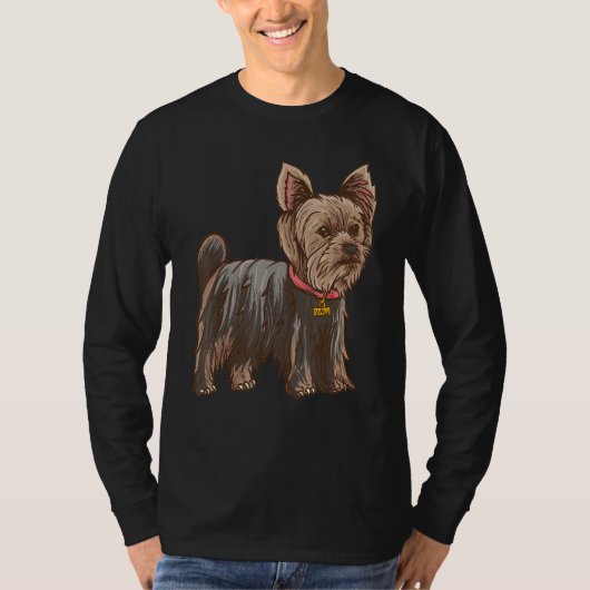 Yorkshire Terrier - Hundekennung - Liebe von Hunde T-Shirt (Vorderseite)