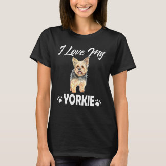 Yorkshire Terrier I Liebe My Yorkie T-Shirt