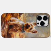 Yorkshire Terrier im Herbstfall Inspiriert Case-Mate iPhone Hülle (Rückseite (Horizontal))