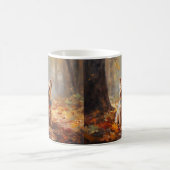 Yorkshire Terrier im Herbstfall Inspiriert Kaffeetasse (Mittel)