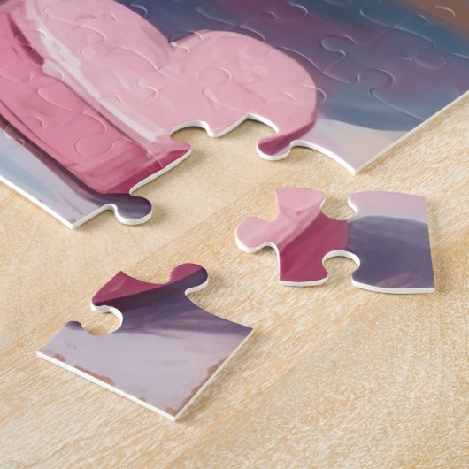 Yorkshire Terrier in a Teacup Valentine's Puzzle (Seite)