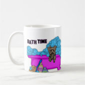 Yorkshire Terrier in der Badewanne Kaffeetasse (Links)