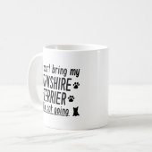 Yorkshire Terrier Kaffeetasse (Vorderseite Links)