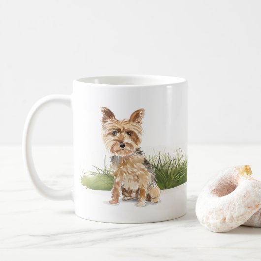 Yorkshire Terrier Kaffeetasse (Mit Donut)
