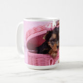 Yorkshire Terrier Kaffeetasse (Vorderseite Links)