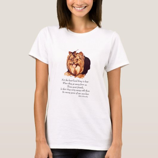 Yorkshire Terrier Keepake T-Shirt (Vorderseite)