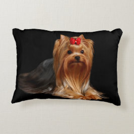 Yorkshire Terrier. Kissen