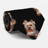 Yorkshire Terrier Krawatte (Gerollt)
