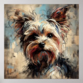 Yorkshire Terrier Kunstposter Poster (Vorne)