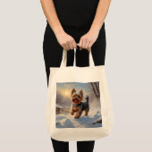 Yorkshire Terrier Lebensmittelgeschäft Tasche, Yor Tragetasche (Vorderseite (Produkt))
